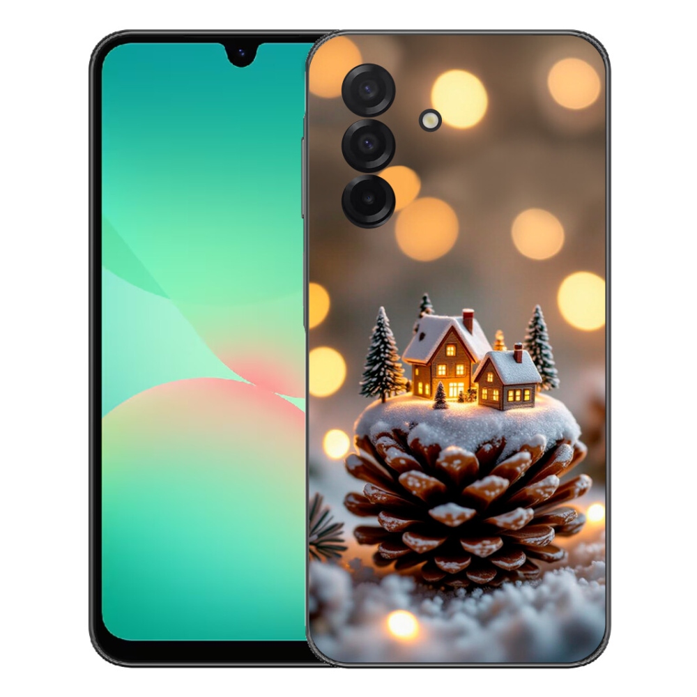 Gélový kryt mmCase na Samsung Galaxy A27 5G - zimná dedinka