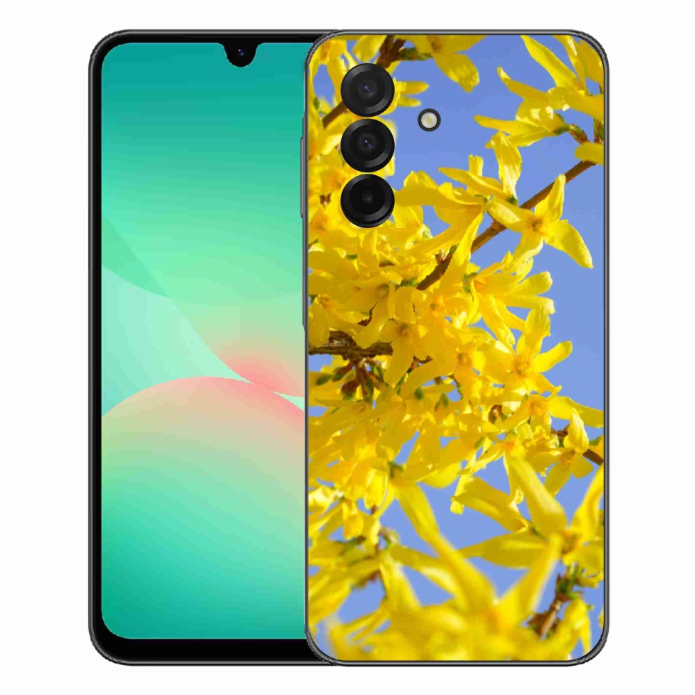 Gélový kryt mmCase na Samsung Galaxy A27 5G - žlté kvety