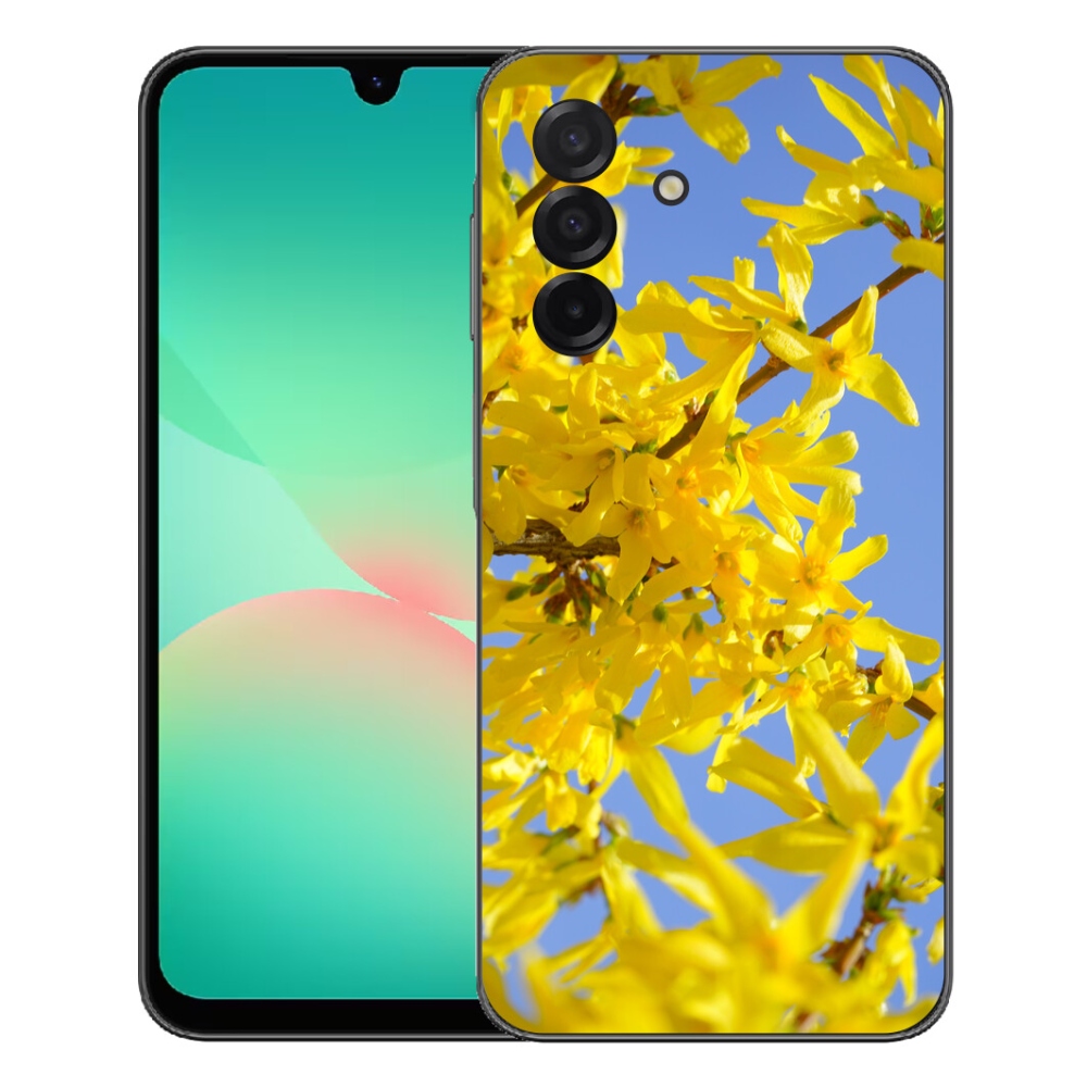 Gélový kryt mmCase na Samsung Galaxy A27 5G - žlté kvety
