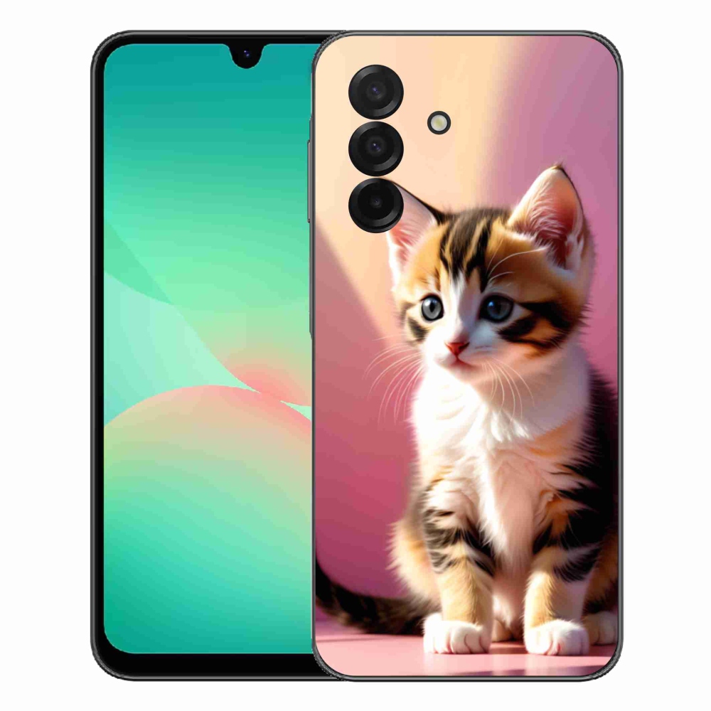 Gélový kryt mmCase na Samsung Galaxy A27 5G - zvedavé mačiatko 2