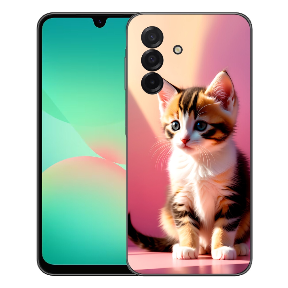 Gélový kryt mmCase na Samsung Galaxy A27 5G - zvedavé mačiatko 2