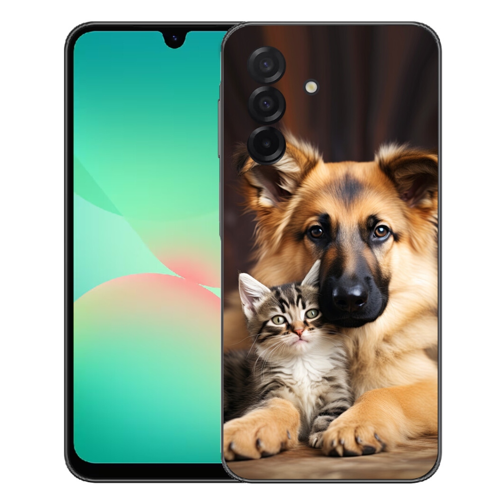 Gélový kryt mmCase na Samsung Galaxy A27 5G - zvieracie priateľstvo
