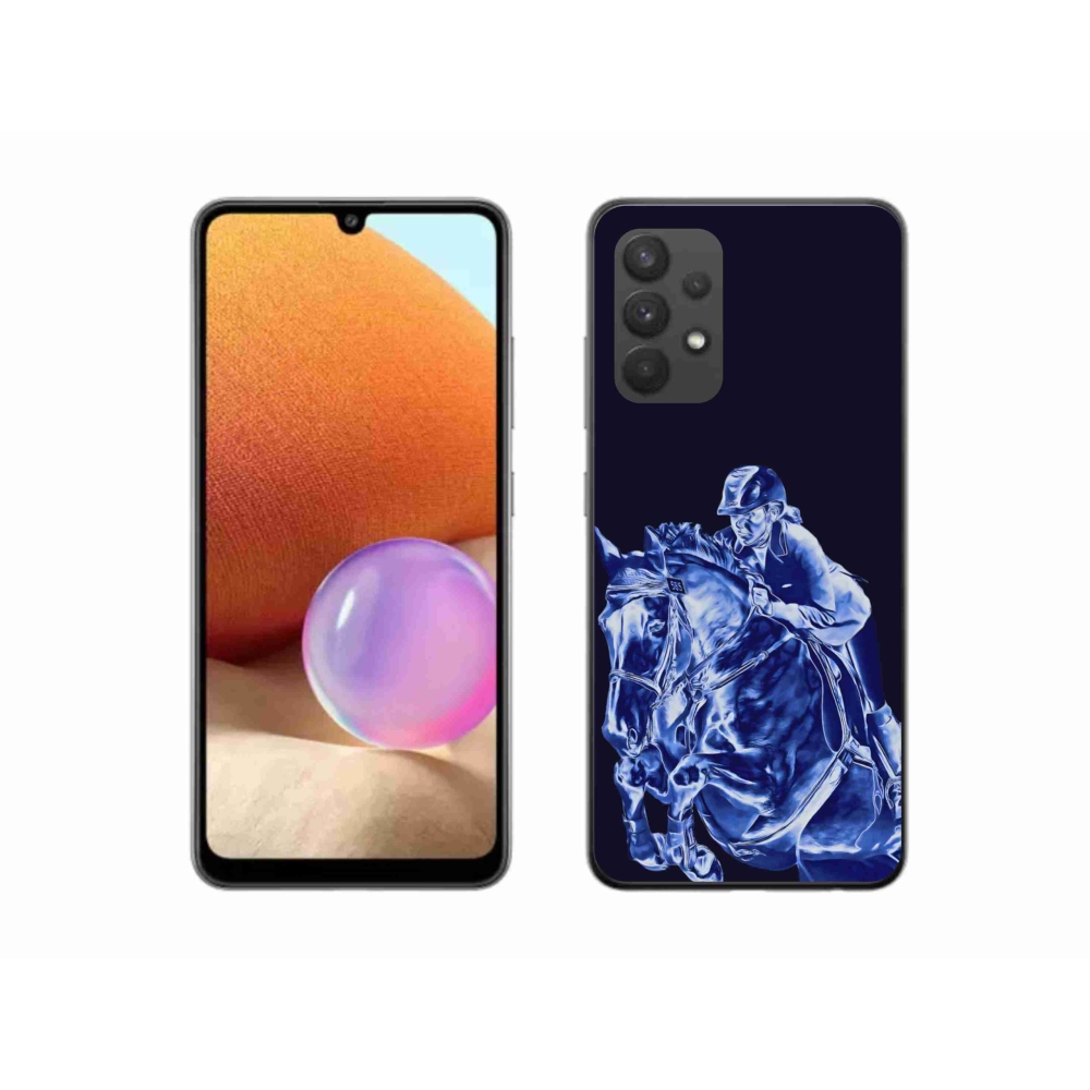 Gélový kryt mmCase na Samsung Galaxy A32 4G - dostihový kôň