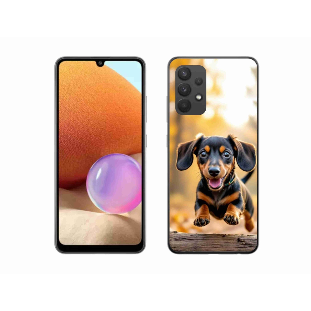 Gélový kryt mmCase na Samsung Galaxy A32 4G - jazvečík 2