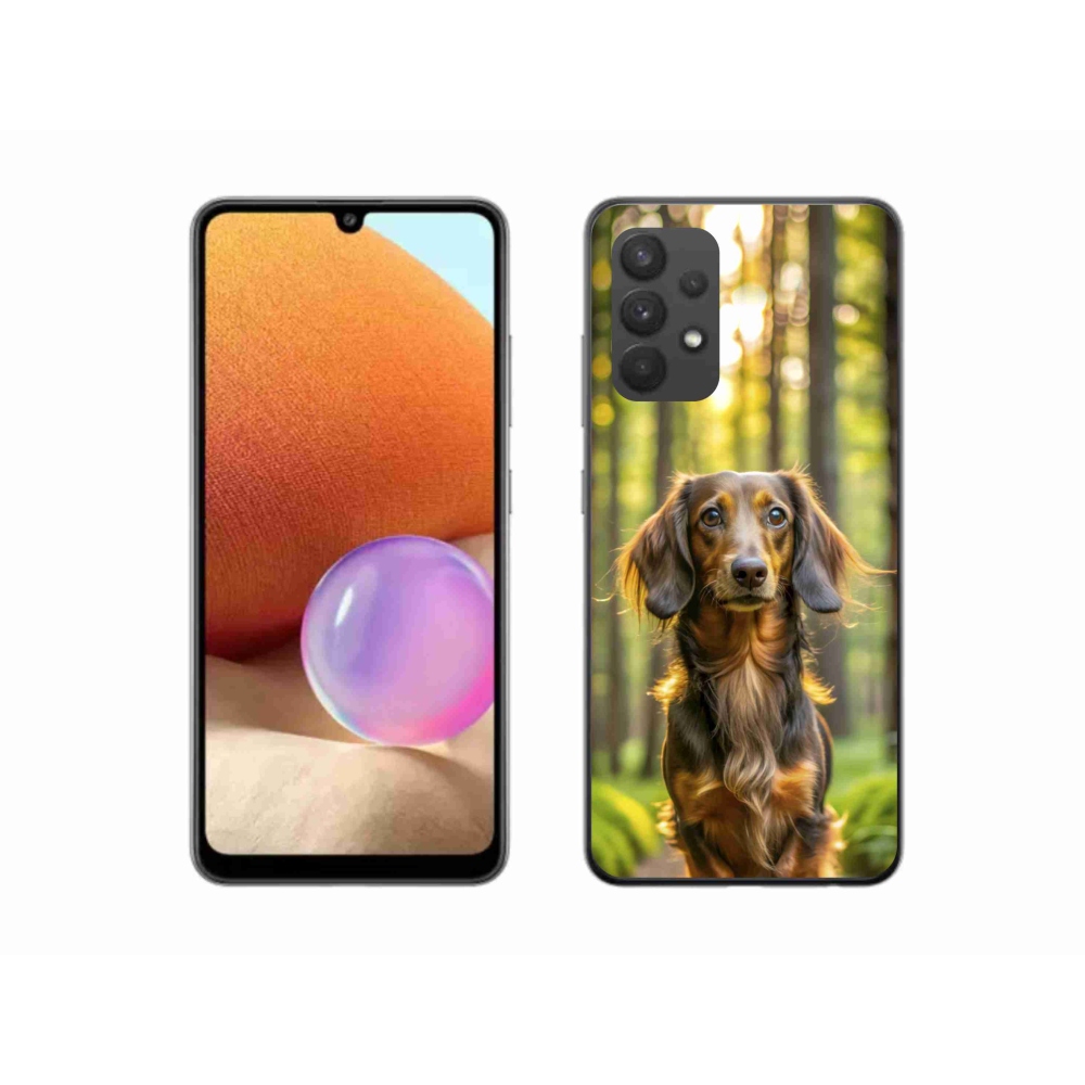 Gélový kryt mmCase na Samsung Galaxy A32 4G - jazvečík 4