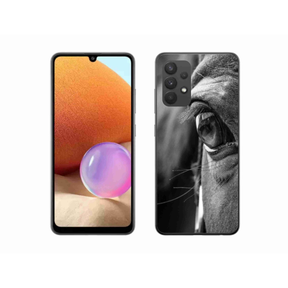 Gélový kryt mmCase na Samsung Galaxy A32 4G - konský pohľad