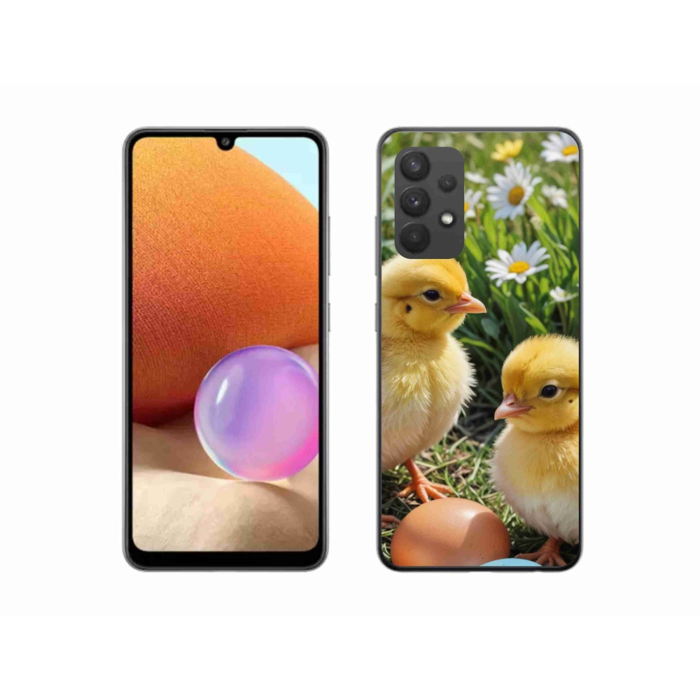 Gélový kryt mmCase na Samsung Galaxy A32 4G - kuriatka