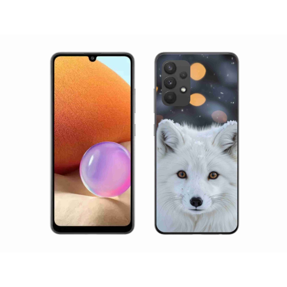 Gélový kryt mmCase na Samsung Galaxy A32 4G - líška polárna
