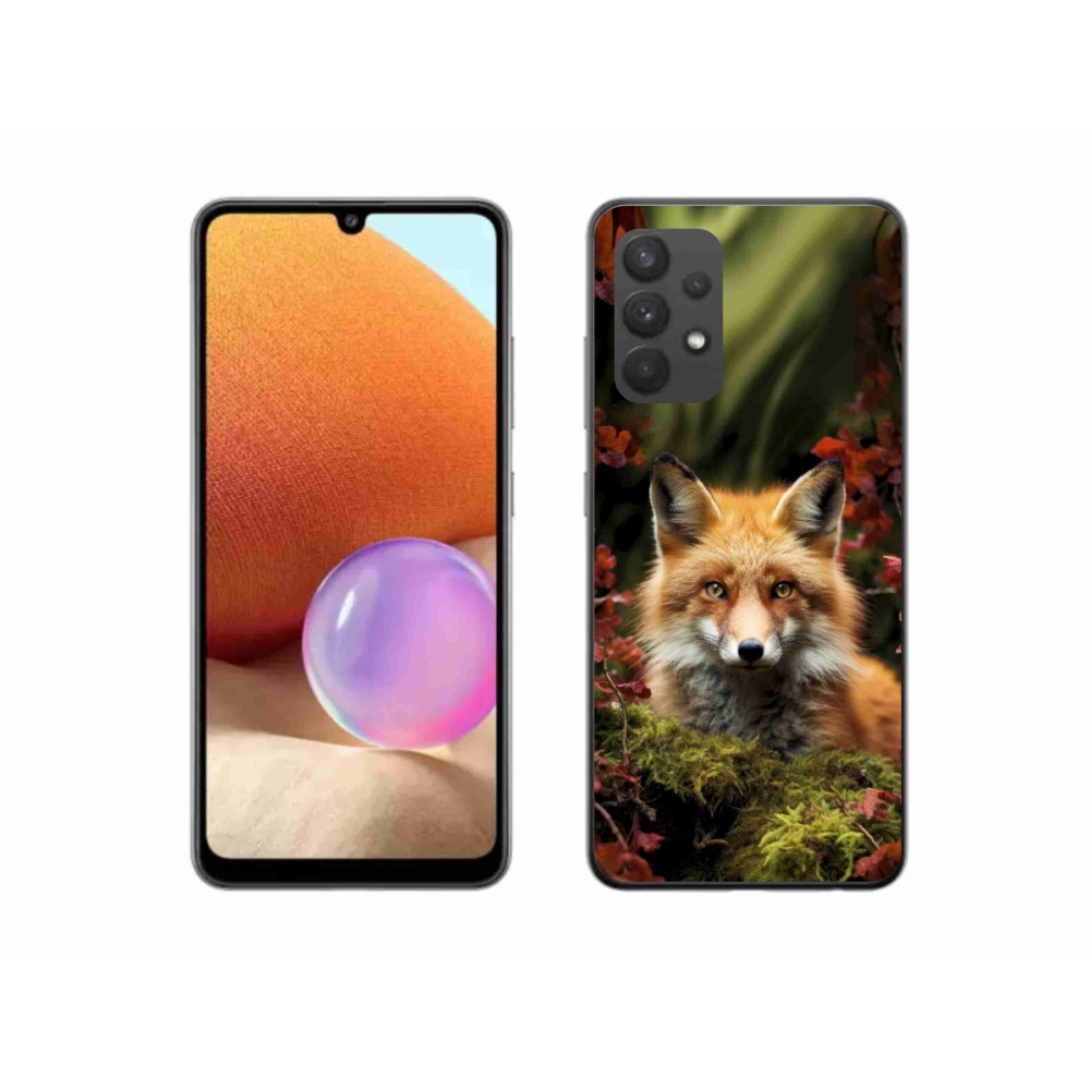 Gélový kryt mmCase na Samsung Galaxy A32 4G - líška v lese