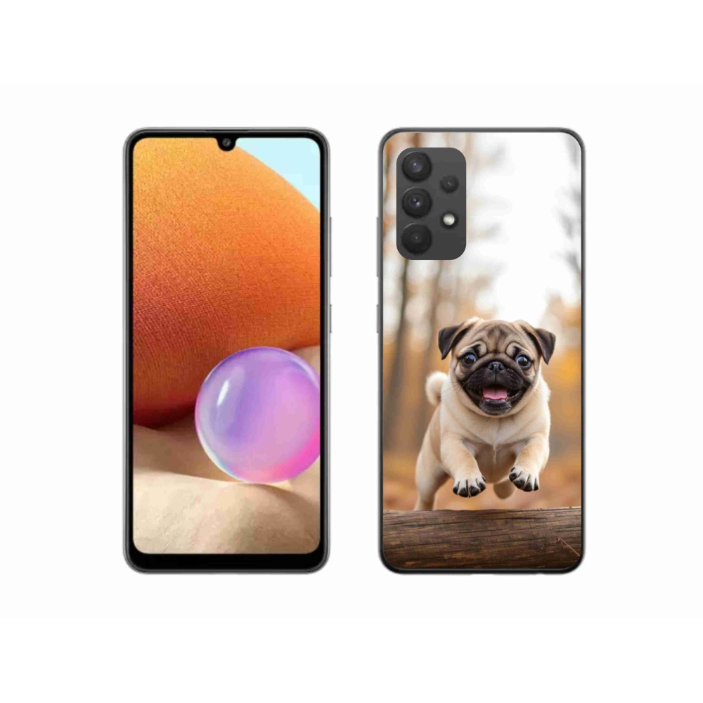 Gélový kryt mmCase na Samsung Galaxy A32 4G - mops 2