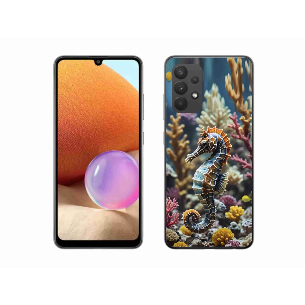Gélový kryt mmCase na Samsung Galaxy A32 4G - morský koník 2