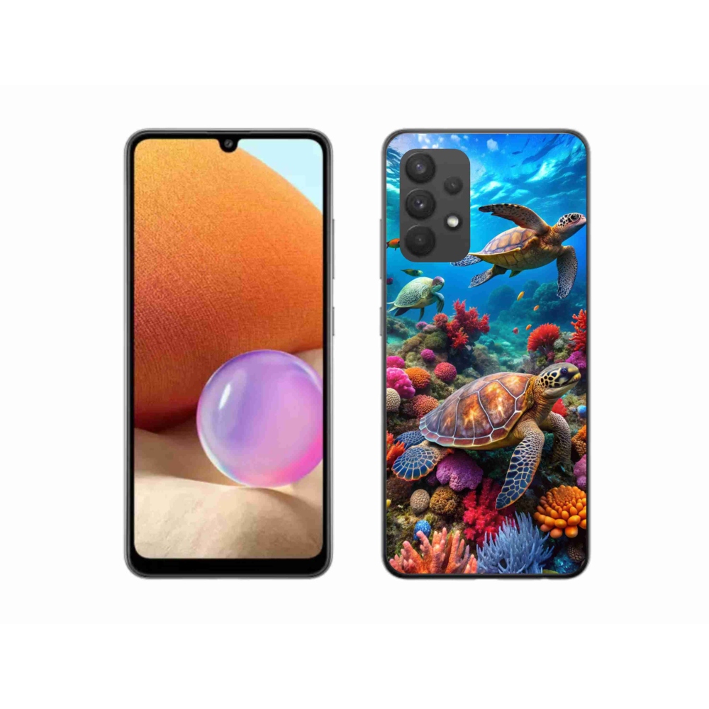 Gélový kryt mmCase na Samsung Galaxy A32 4G - morský svet 2