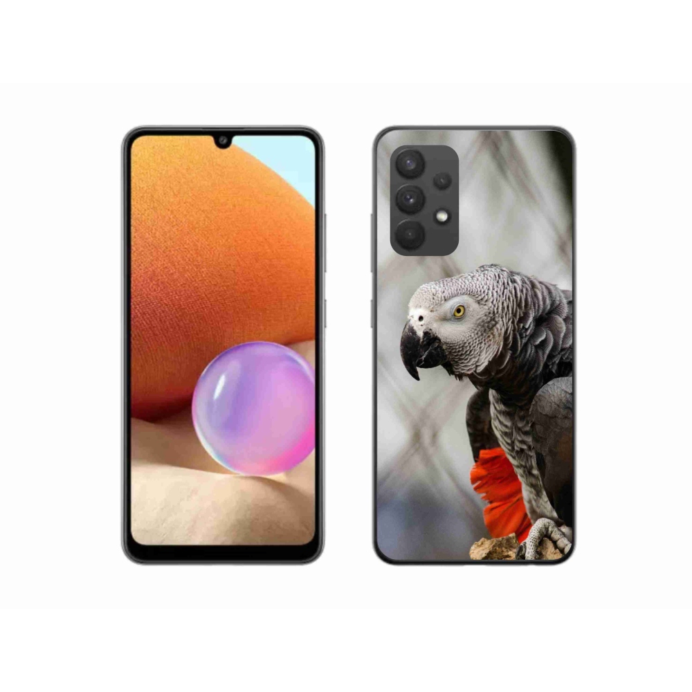 Gélový kryt mmCase na Samsung Galaxy A32 4G - papagáj žako 3