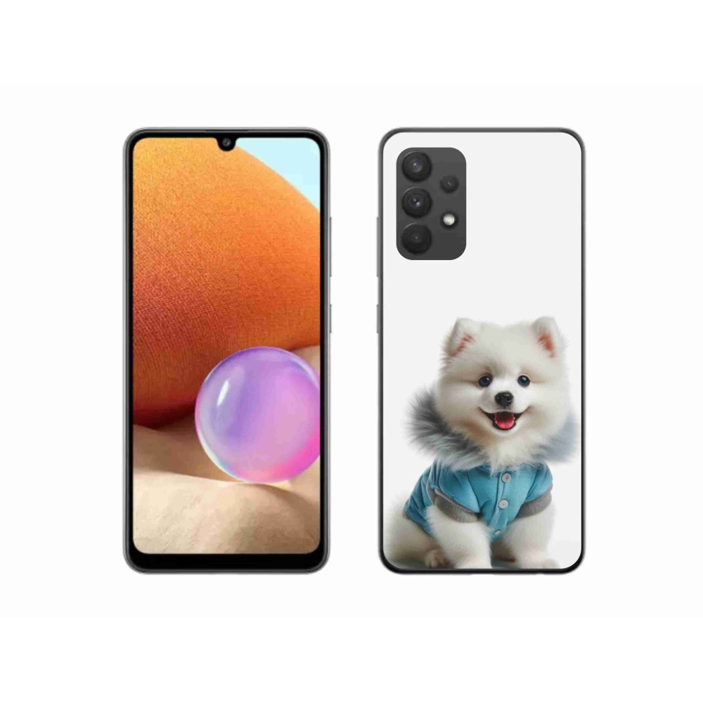 Gélový kryt mmCase na Samsung Galaxy A32 4G - pomeranian