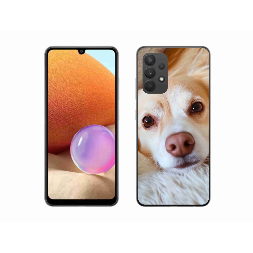 Gélový kryt mmCase na Samsung Galaxy A32 4G - Roztomilá čivava