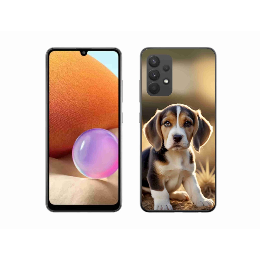 Gélový kryt mmCase na Samsung Galaxy A32 4G - roztomilý bígl