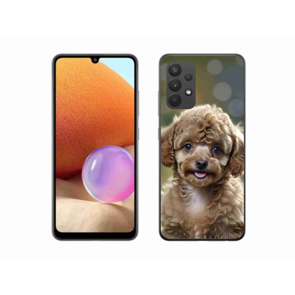 Gélový kryt mmCase na Samsung Galaxy A32 4G - roztomilý pudel