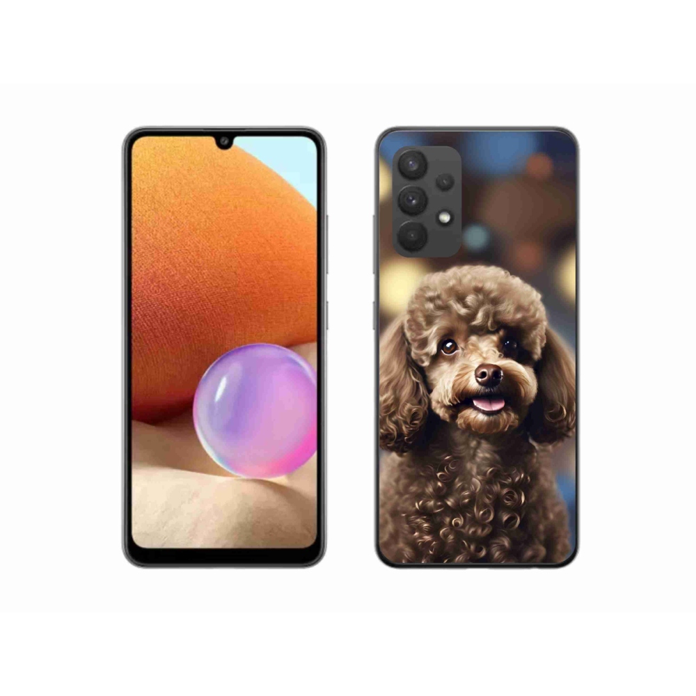 Gélový kryt mmCase na Samsung Galaxy A32 4G - roztomilý pudel