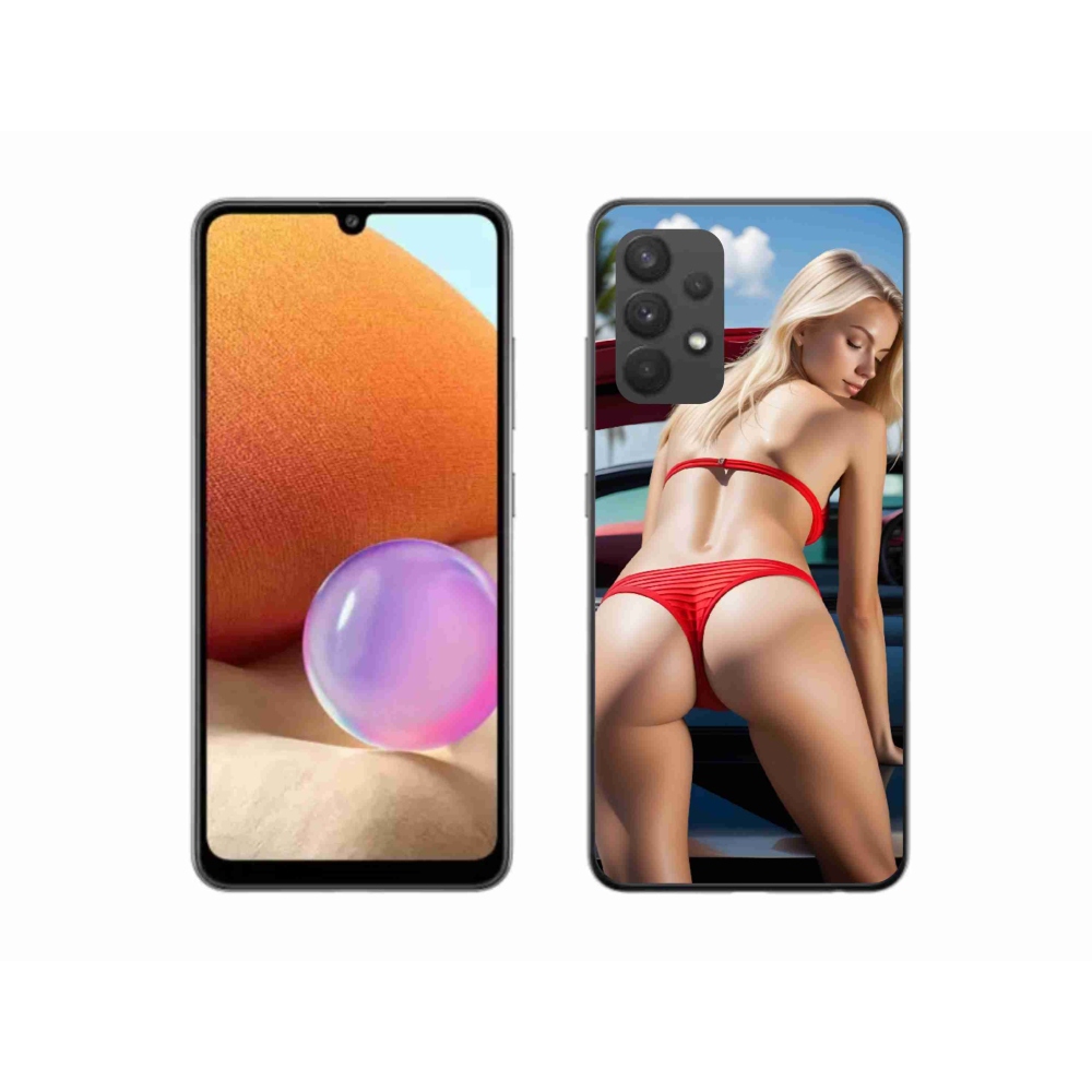 Gélový kryt mmCase Samsung Galaxy A32 4G - sexy žena 2
