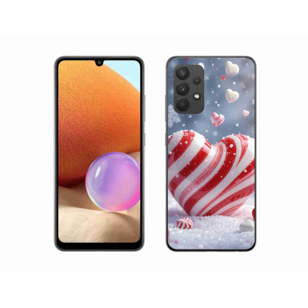 Gélový kryt mmCase na Samsung Galaxy A32 4G - sladké srdce