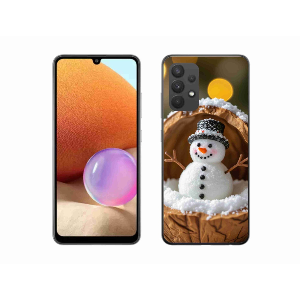Gélový kryt mmCase na Samsung Galaxy A32 4G - snehuliak 4