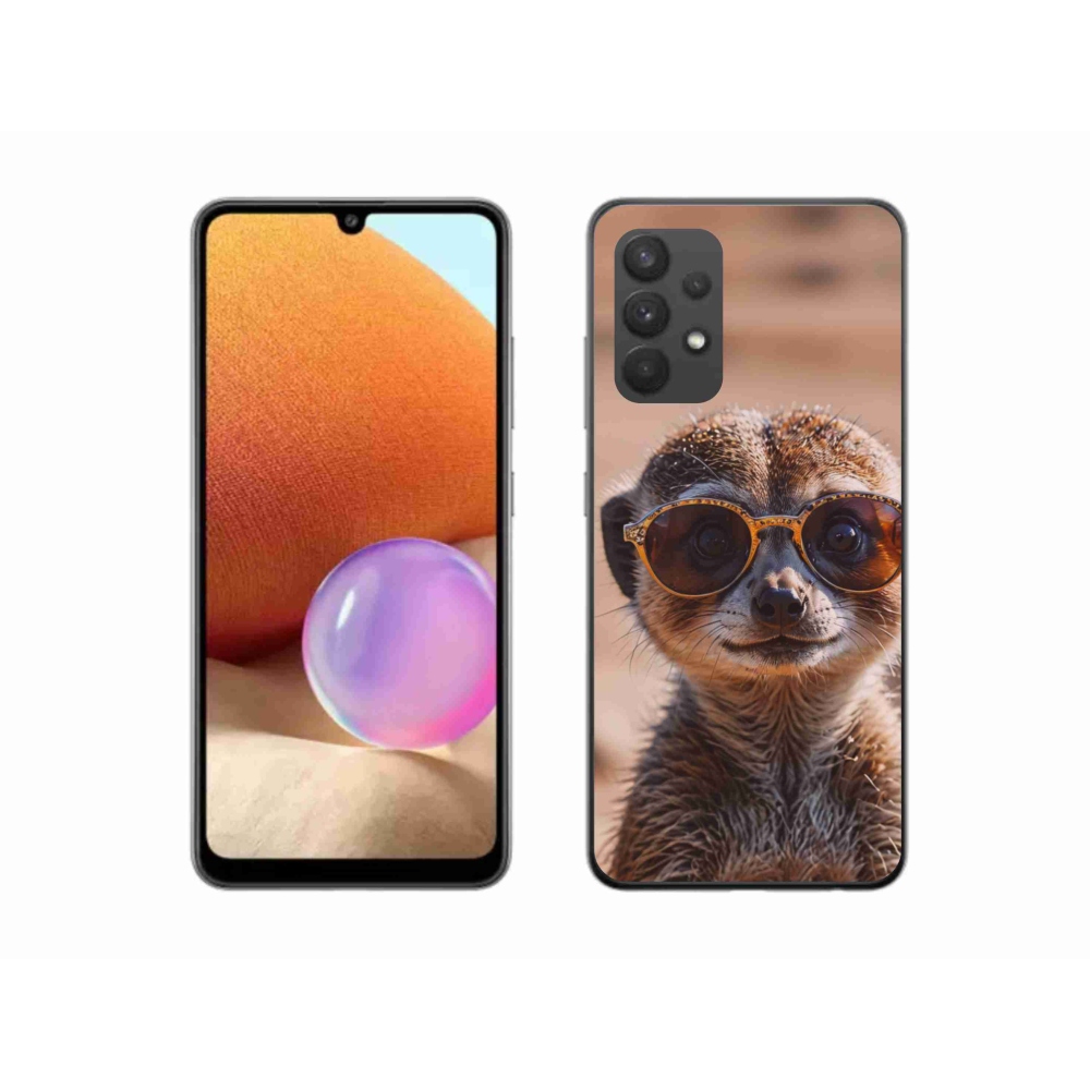 Gélový kryt mmCase na Samsung Galaxy A32 4G - štýlová surikata