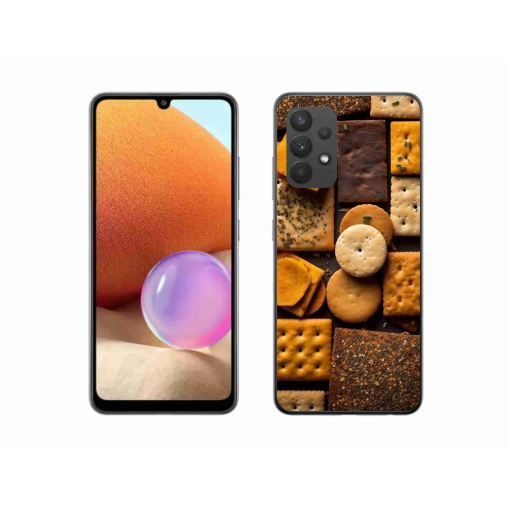 Gélový kryt mmCase na Samsung Galaxy A32 4G - sušienky