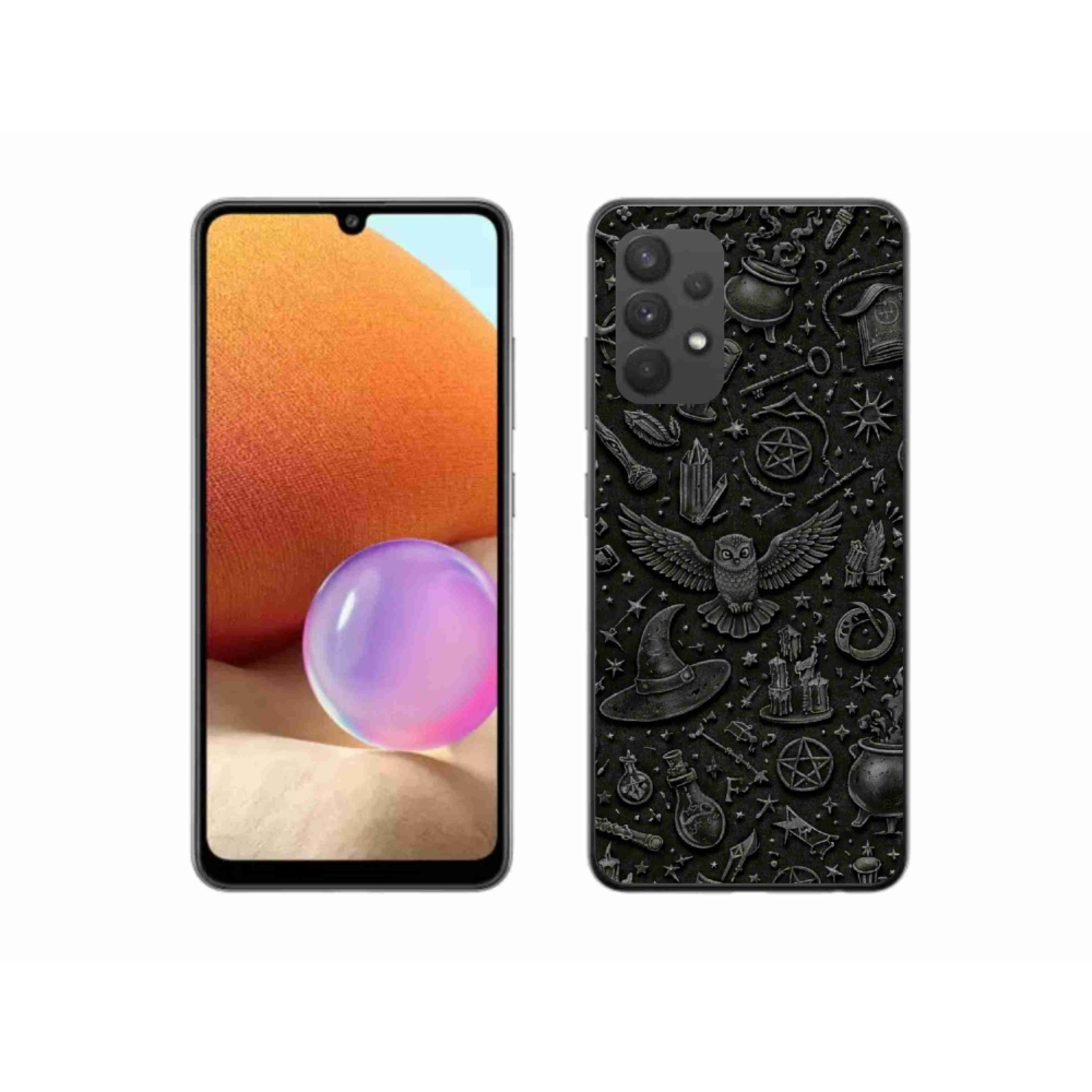Gélový kryt mmCase na Samsung Galaxy A32 4G - tmavý magický svet