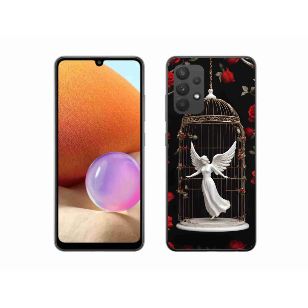 Gélový kryt mmCase na Samsung Galaxy A32 4G - uväznený anjel