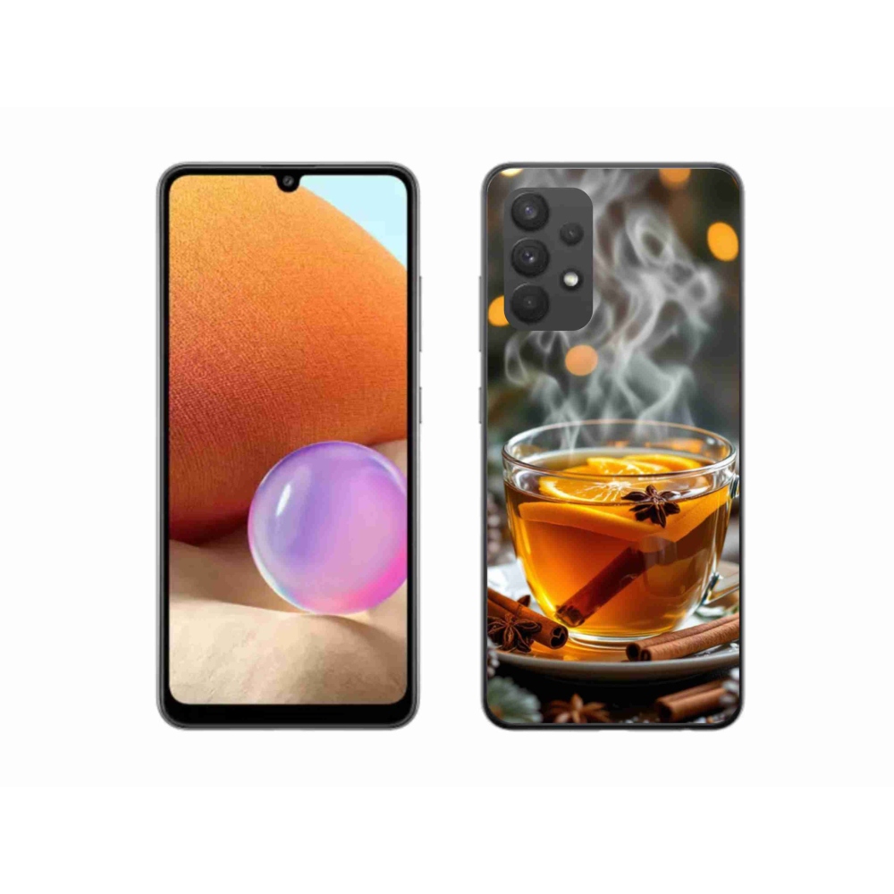 Gélový kryt mmCase na Samsung Galaxy A32 4G - vianočný punč