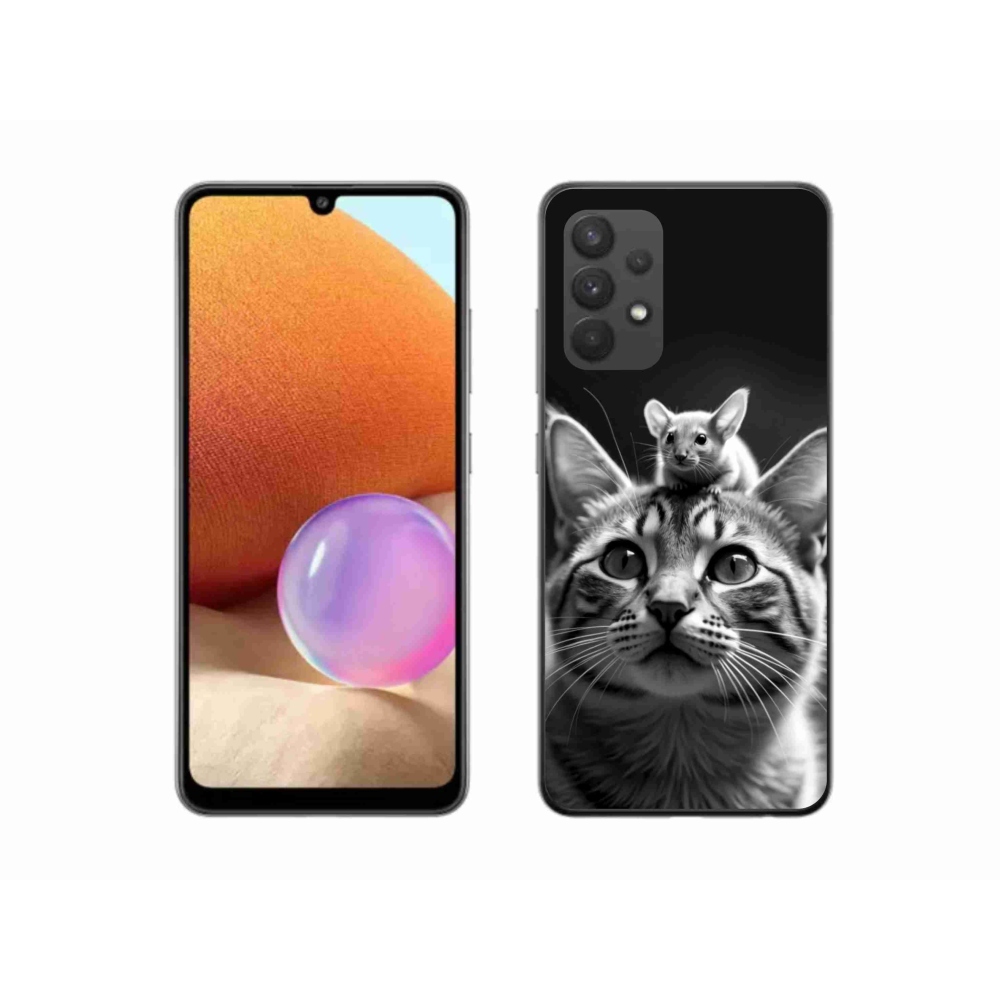 Gélový kryt mmCase na Samsung Galaxy A32 4G - zvieracie priateľstvo 2