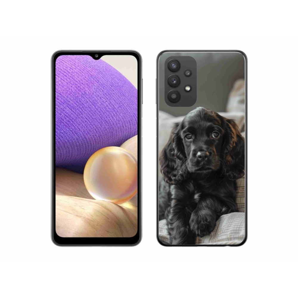 Gélový kryt mmCase na Samsung Galaxy A32 5G - anglický kokeršpaniel