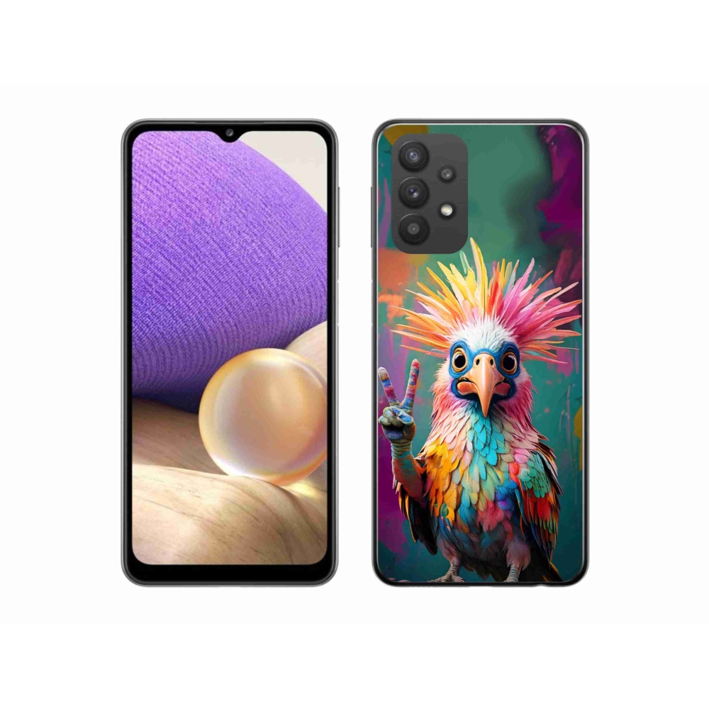 Gélový kryt mmCase na Samsung Galaxy A32 5G - farebný rebel