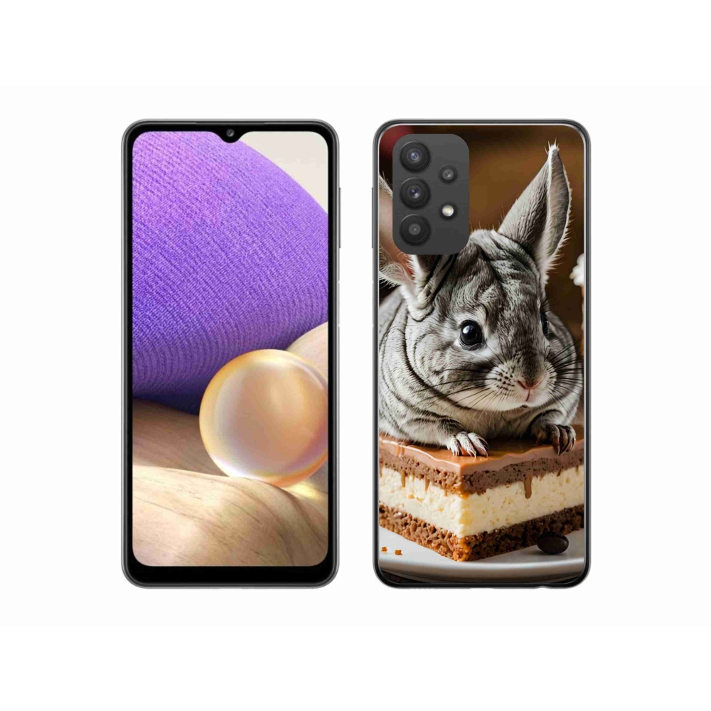 Gélový kryt mmCase na Samsung Galaxy A32 5G - činčila