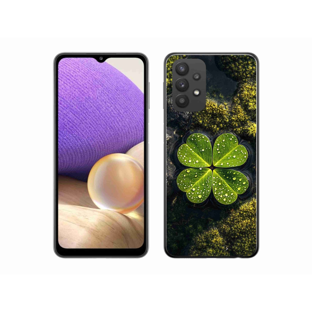 Gélový kryt mmCase na Samsung Galaxy A32 5G - štvorlístok