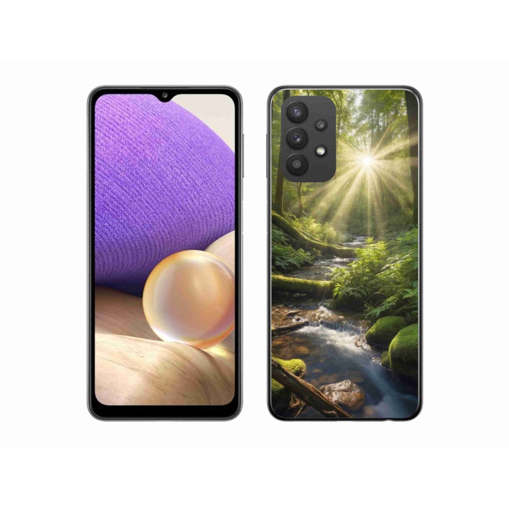 Gélový kryt mmCase na Samsung Galaxy A32 5G - hlbina lesa