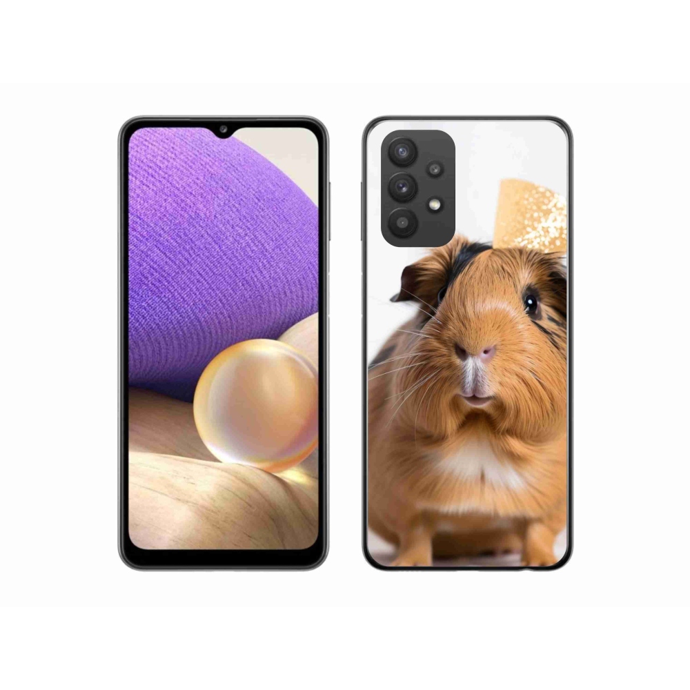 Gélový kryt mmCase na Samsung Galaxy A32 5G - hnedé morča