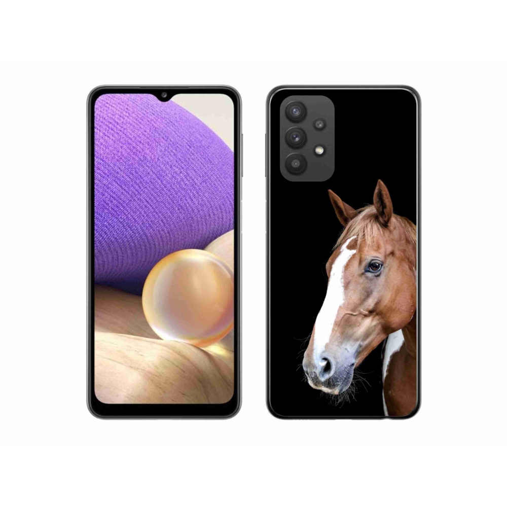 Gélový kryt mmCase na Samsung Galaxy A32 5G - hnedý kôň 3