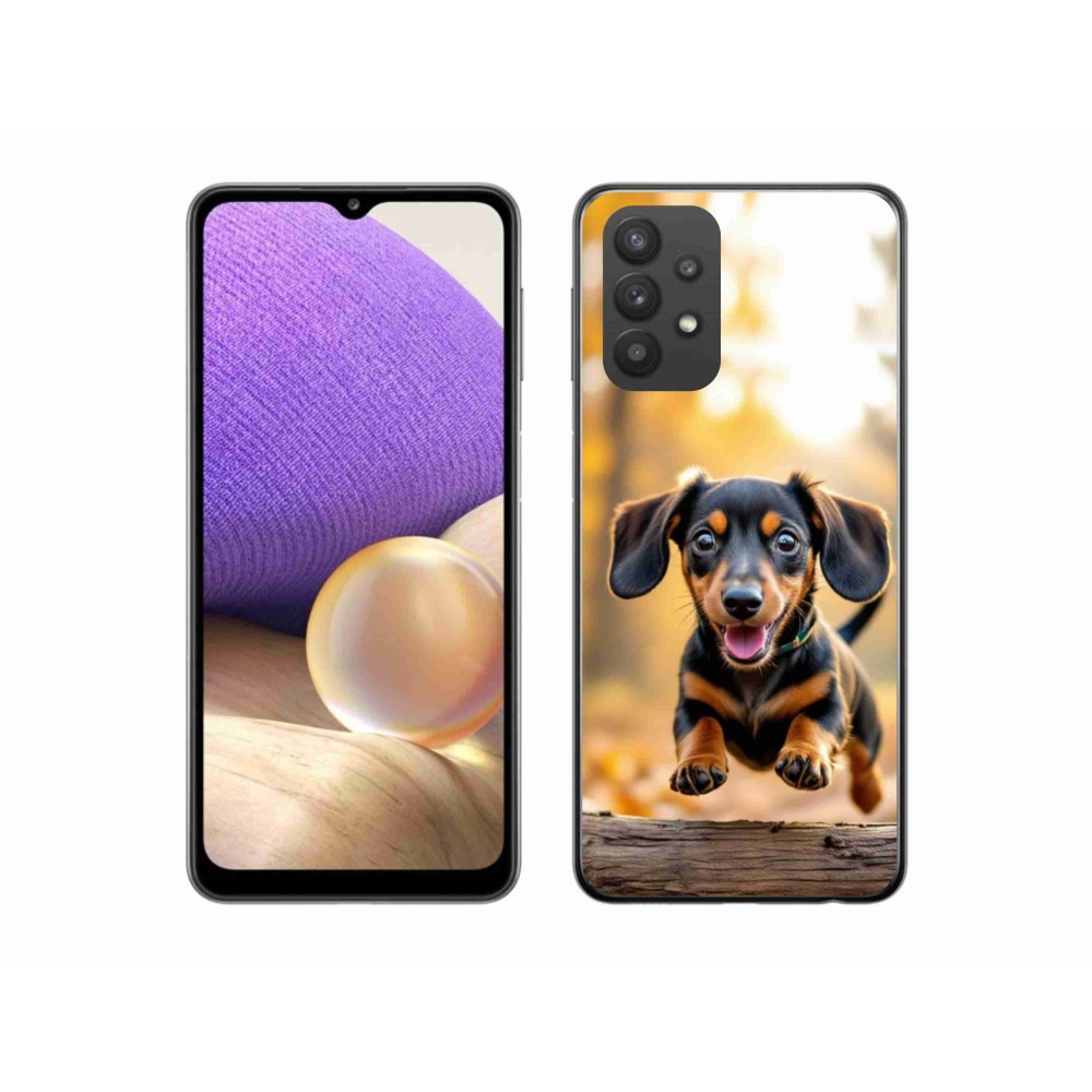 Gélový kryt mmCase na Samsung Galaxy A32 5G - jazvečík 2