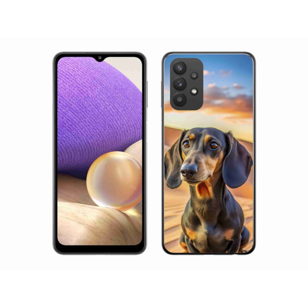 Gélový kryt mmCase na Samsung Galaxy A32 5G - jazvečík 3