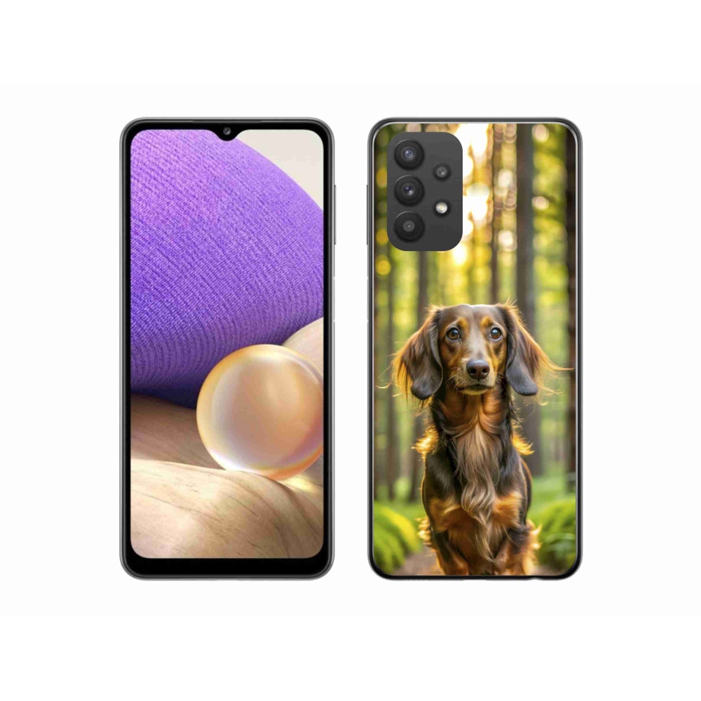 Gélový kryt mmCase na Samsung Galaxy A32 5G - jazvečík 4
