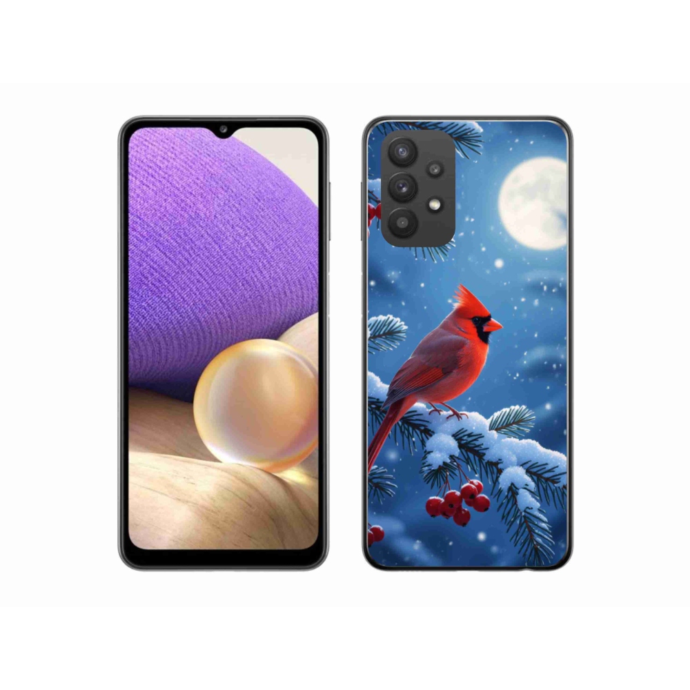 Gélový kryt mmCase na Samsung Galaxy A32 5G - kardinál červený