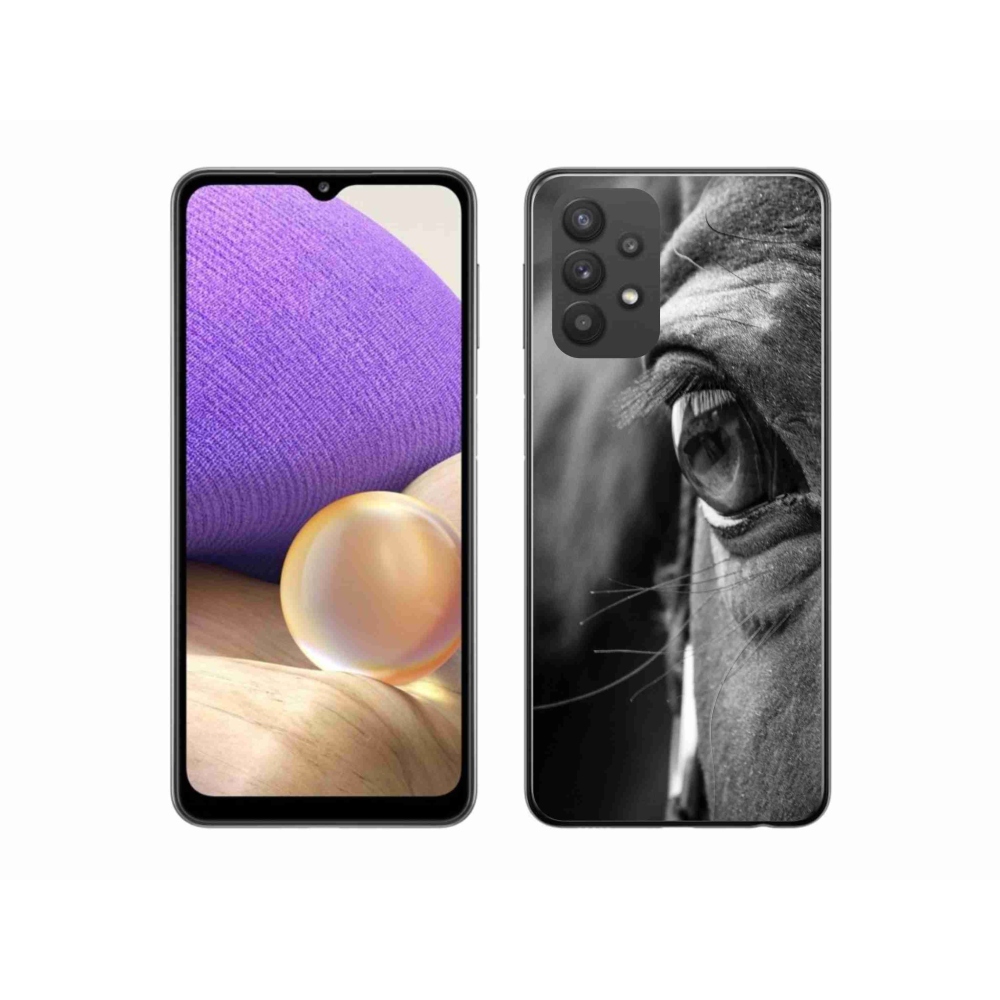 Gélový kryt mmCase na Samsung Galaxy A32 5G - konský pohľad