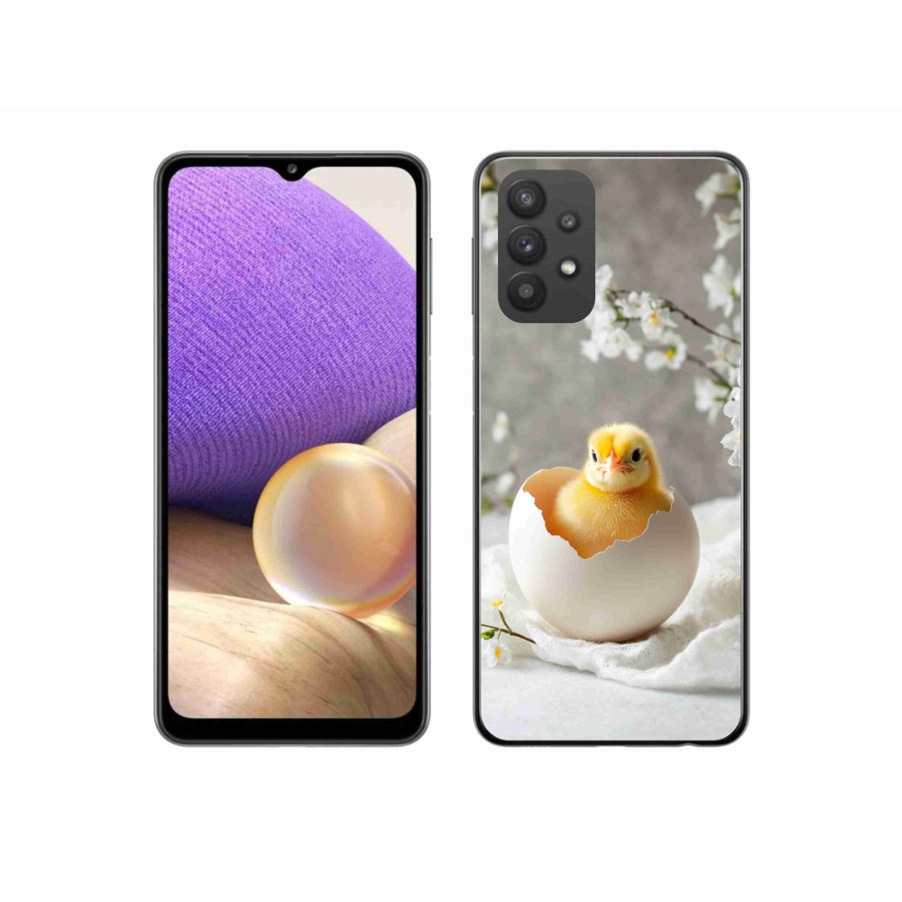 Gélový kryt mmCase na Samsung Galaxy A32 5G - kuriatko