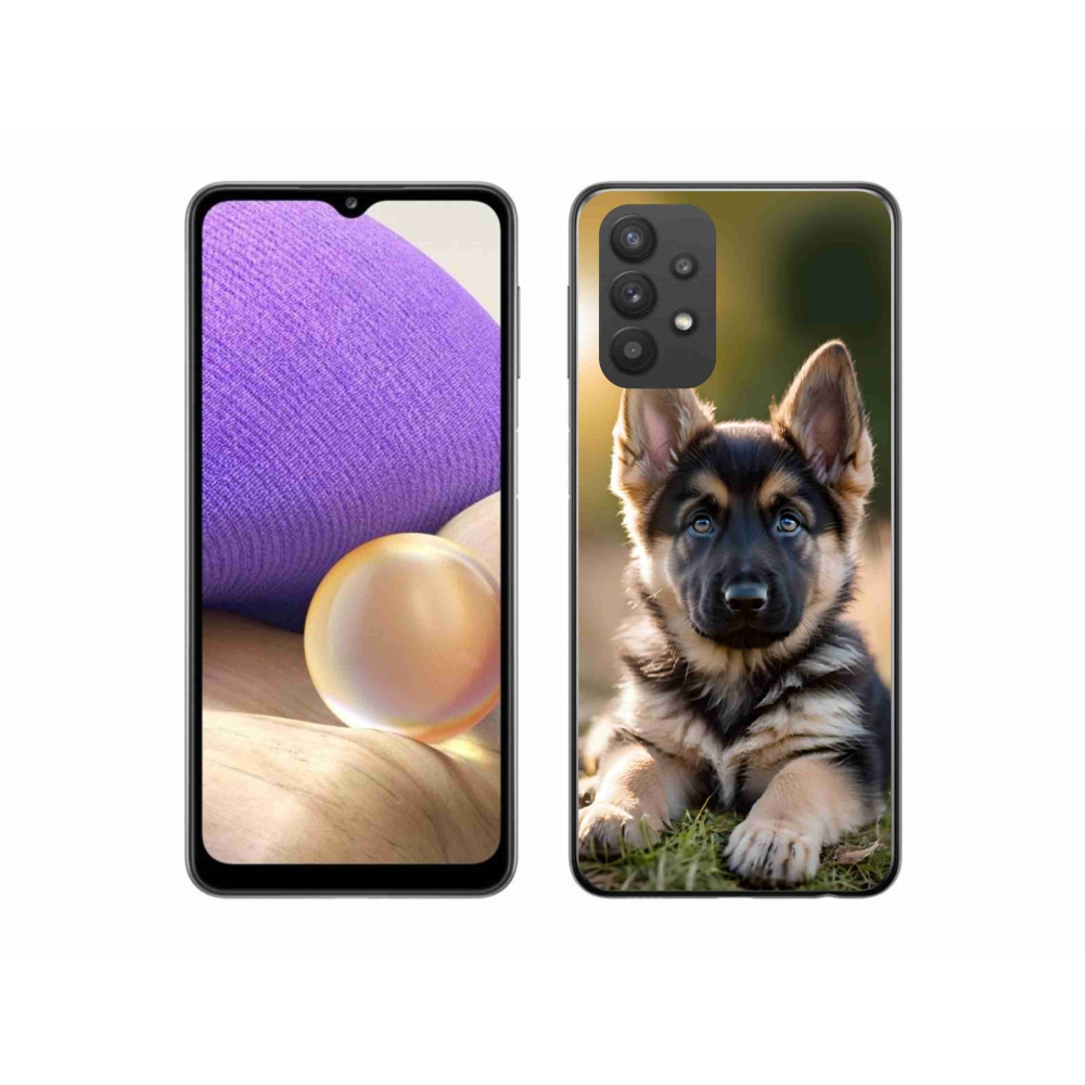 Gélový kryt mmCase na Samsung Galaxy A32 5G - nemecký ovčiak v prírode