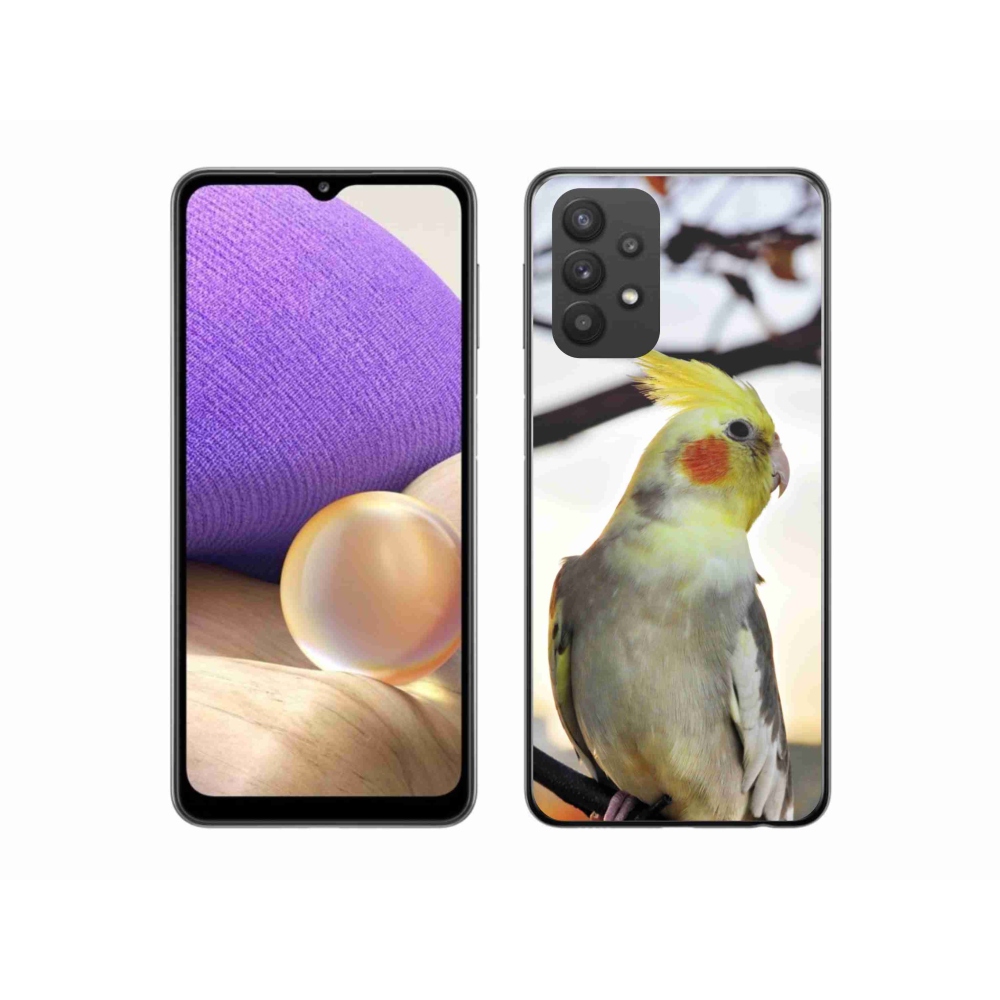Gélový kryt mmCase na Samsung Galaxy A32 5G - papagáj korela