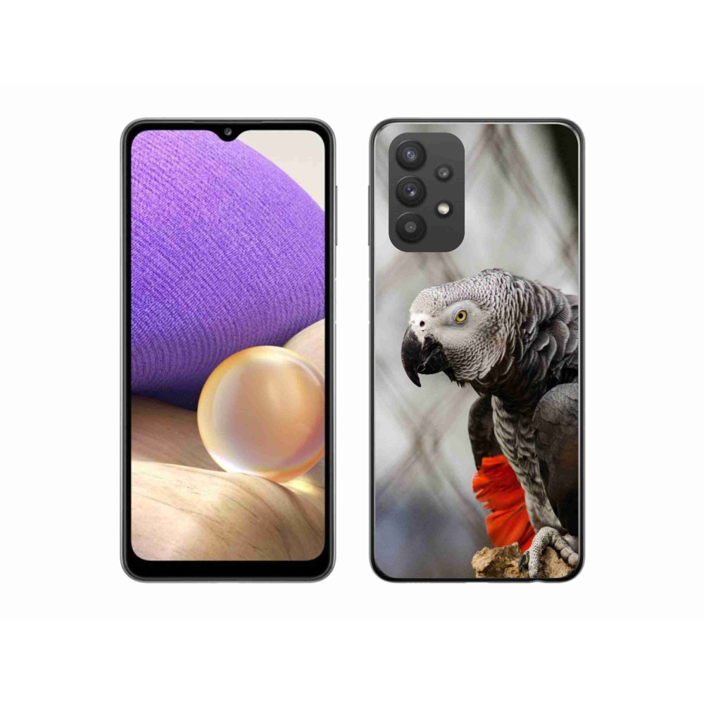 Gélový kryt mmCase na Samsung Galaxy A32 5G - papagáj žako 3
