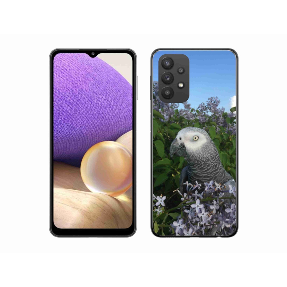 Gélový kryt mmCase na Samsung Galaxy A32 5G - papagáj žako