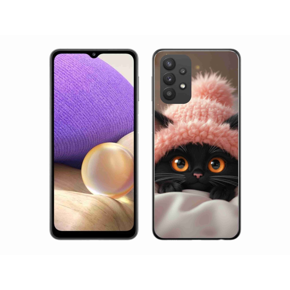 Gélový kryt mmCase na Samsung Galaxy A32 5G - roztomilé mačiatko 7