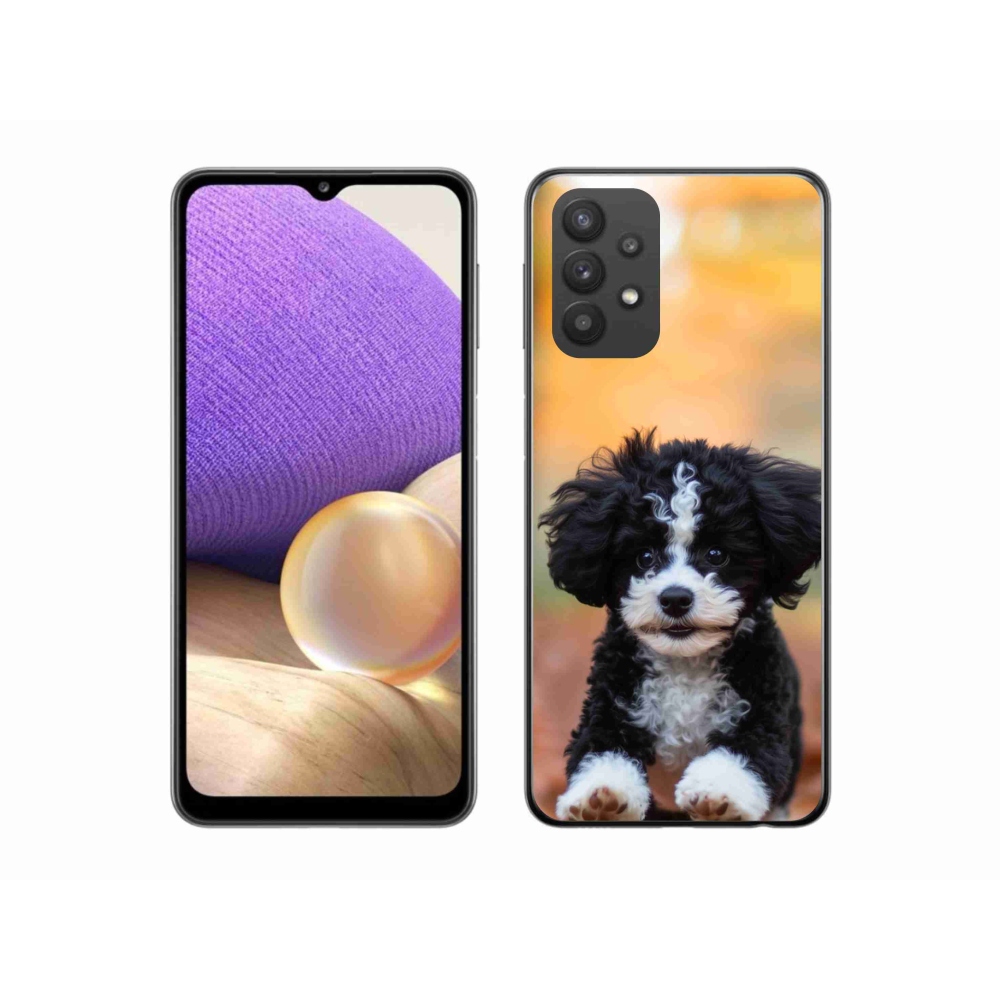 Gélový kryt mmCase na Samsung Galaxy A32 5G - roztomilé šteňa 2